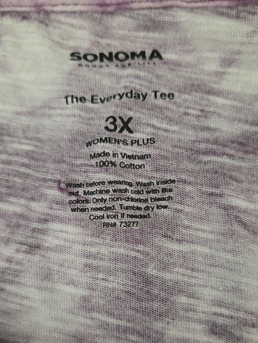 Two Sonoma Long Sleeve Print Tees - Picture 5 of 5